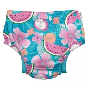 Set of 3 Baby Girls' Swim Diapers – NWT, Size 6 Months – Splash into Style!